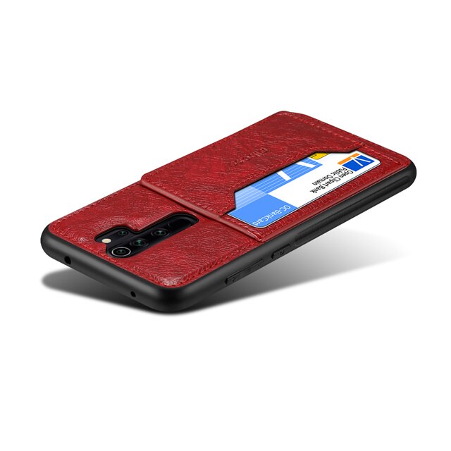 Case OPPO A9 (2020) /A5 (2020)#เคสฝาหลัง TPU เคลือบหนัง PU Crazy Horse Leather Coated PC + TPU Hybrid