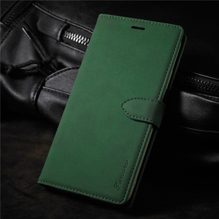 เคส Samsung Galaxy A72 / A72 5G #เคสฝาพับหนัง PU แบบกระเป๋าสตางค์ FORWENW F1 Series Card Holder Slot Wallet Stand Protection Phone Cover