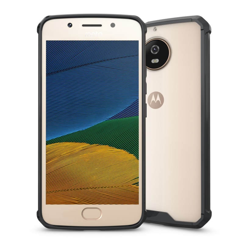 เคส Motorola Moto G5S #เคสฝาหลังคริอะลิคใสHybrid กรอบ TPU นิ่มสวยงามทันสมัย