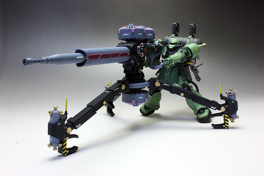 HG THUNDERBOLT ZAKU II+BIG GUN SET