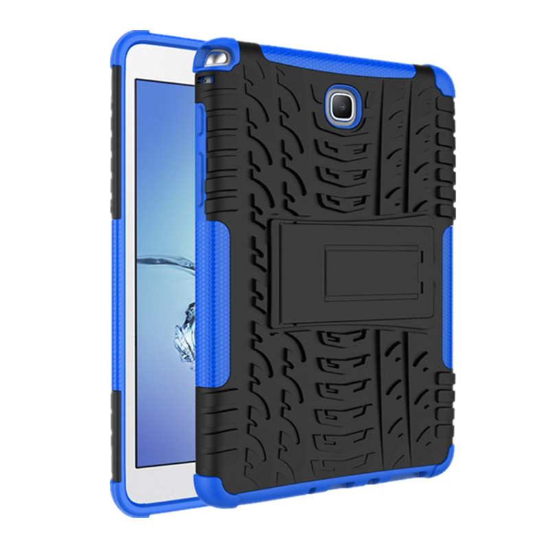 Case Samsung Galaxy Tab A 8.0นิ้ว T350 T355 / P350 P355 #เคสฝาหลังไฮบริด Cool Tyre PC+TPU Combo Cover with Kickstand