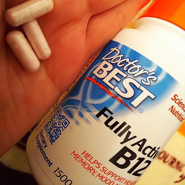 Best Fully Active B12, 1500mcg 60 Veggie Caps (Doctor's Best) วิตามินบี-12 ช่วยสร้างเซลล์เม็ดเลือดแดง เสริมพลังงาน