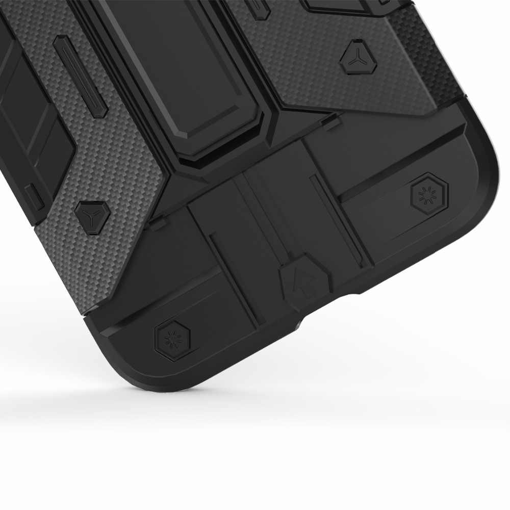 Case iphone 7 plus / 8 plus #เคสฝาหลังเกราะ Kickstand PC + TPU สล็อตการ์ดไฮบริดสีสันสดใส