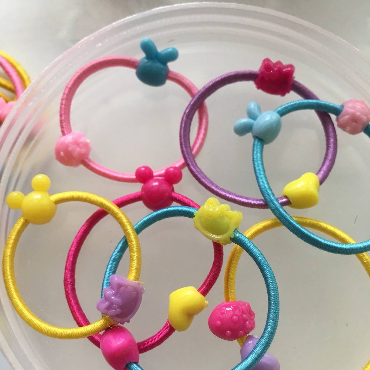 ยางรัดผมน่ารัก 100 เส้น