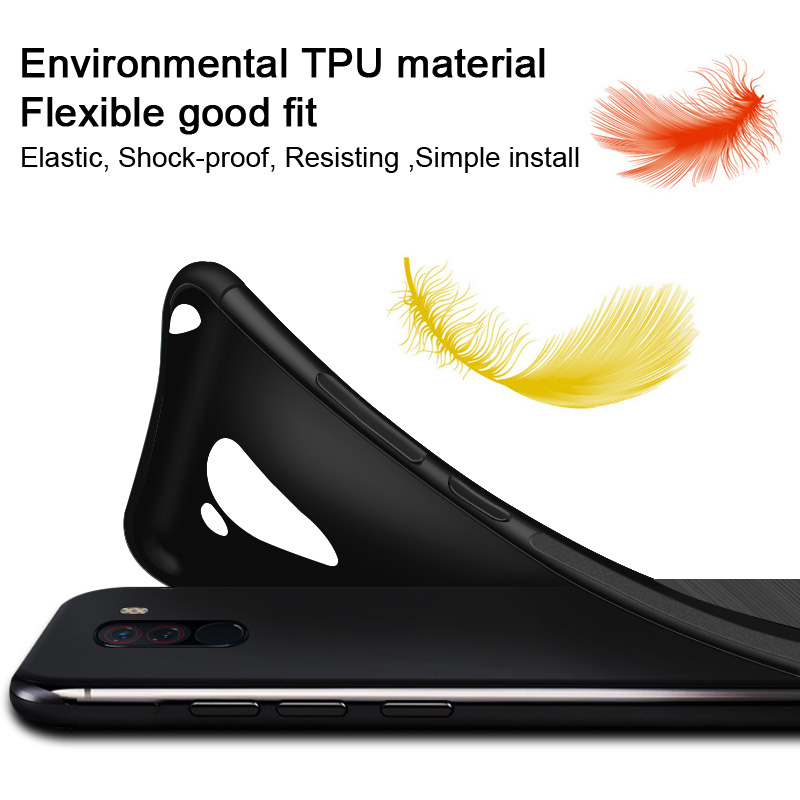 Case Asus Zenfone Max Pro (M2) ZB631KL #เคสฝาหลัง TPU IMAK Vega คาร์บอนไฟเบอร์พื้นผิวแปรง