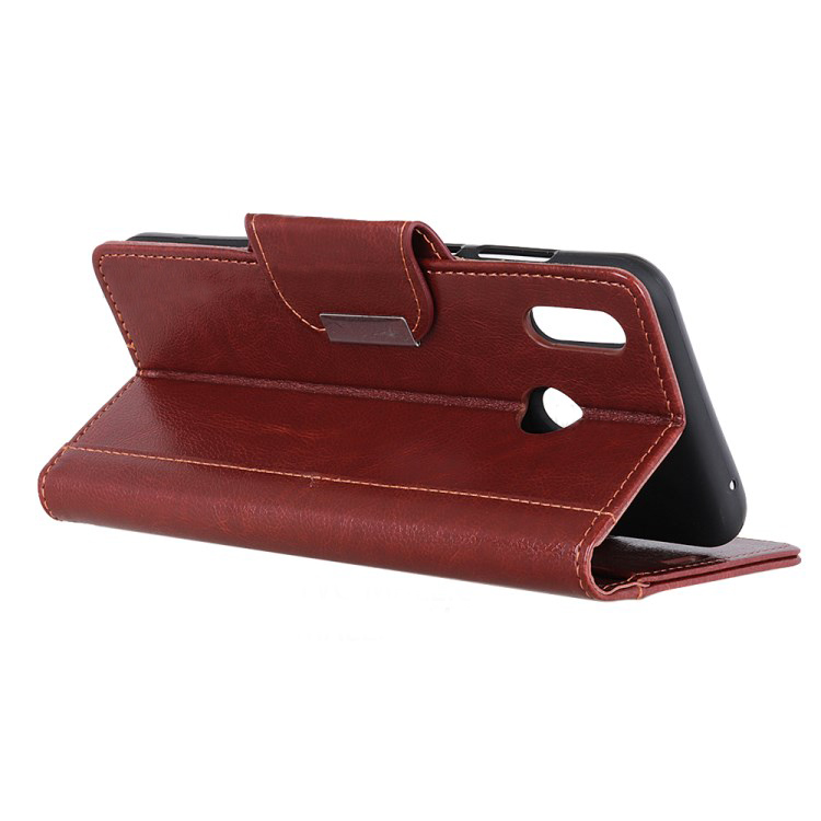 เคส Xiaomi Redmi Note 6 Pro #เคสฝาพับหนัง PU แบบกระเป๋าสตางค์ Textured PU Leather Wallet