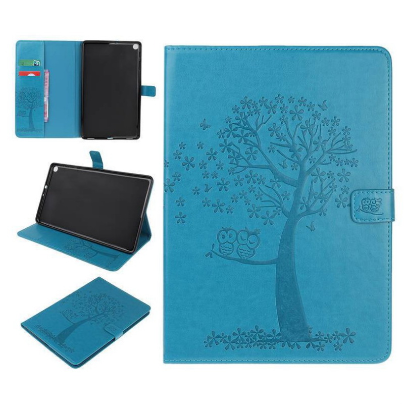 เคส Samsung Galaxy Tab S5e SM-T720 SM-T725 #เคสฝาพับหนัง PU พิมพ์ลาย Imprinted PU Leather Cover