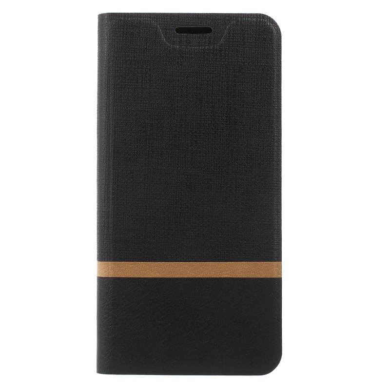 Case Samsung Galaxy A8+ 2018 6นิ้ว #เคสฝาพับหนัง PU Contrast Color ปกเสริมด้วยแผ่นเหล็กคุณภาพดีราคาถูก