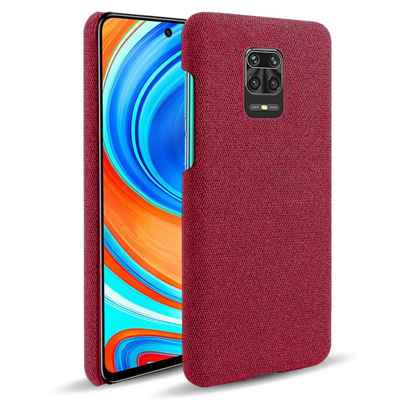 เคส Redmi Note 9 Pro/Redmi Note 9S #เคสฝาหลังแข็งเคลือบผิวผ้า Cloth Skin PC Mobile Hard Phone Case Cover