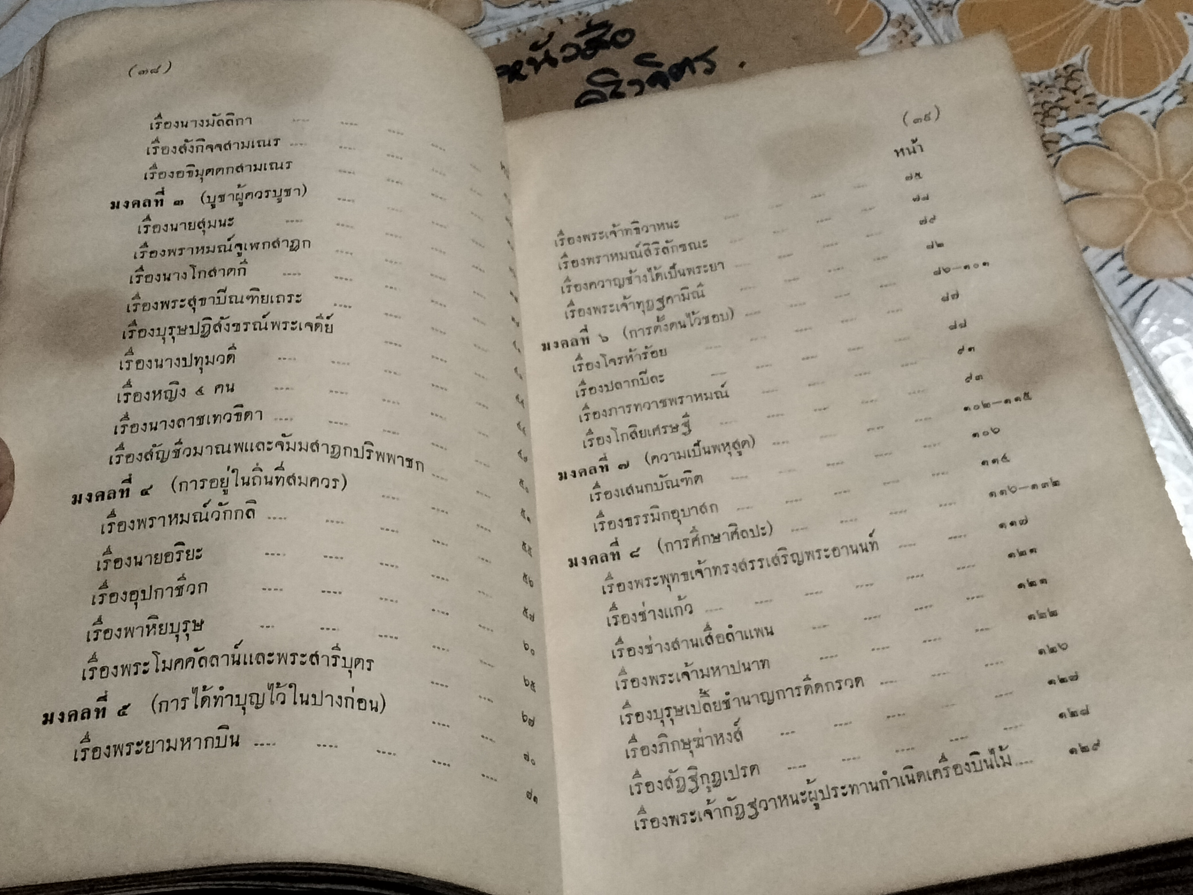 มงคลสูตรแปลโดยพิสดาร หนังสืออนุสรณ์ พระยศสุนทร (น้อม ยศสุนทร) - หนังสือโดนน้ำ