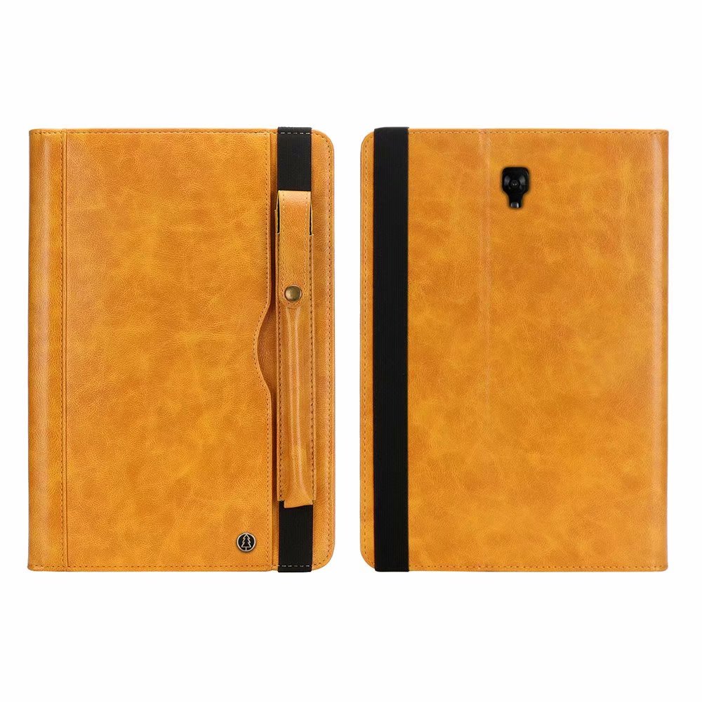 เคส Samsung Galaxy Tab A 10.5 (2018) T590 T595 #เคสฝาพับหนัง PU แบบกระเป๋าสตางค์ Retro Horse Crazy พร้อมช่องปากกา