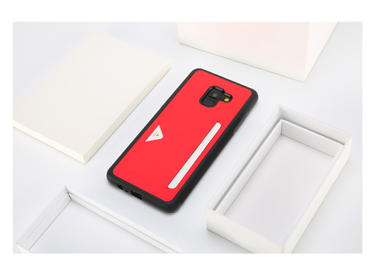 เคส Samsung Galaxy A8+ (2018) #เคสฝาหลัง DUX DUCIS Pocard Series Card Pocket PU Leather มีช่องใสบัตรด้านหลัง