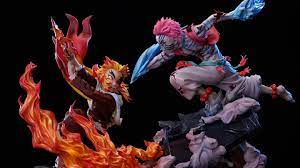 งานปั้นเรซิ่น Rengoku VS Akaza Goose Factory