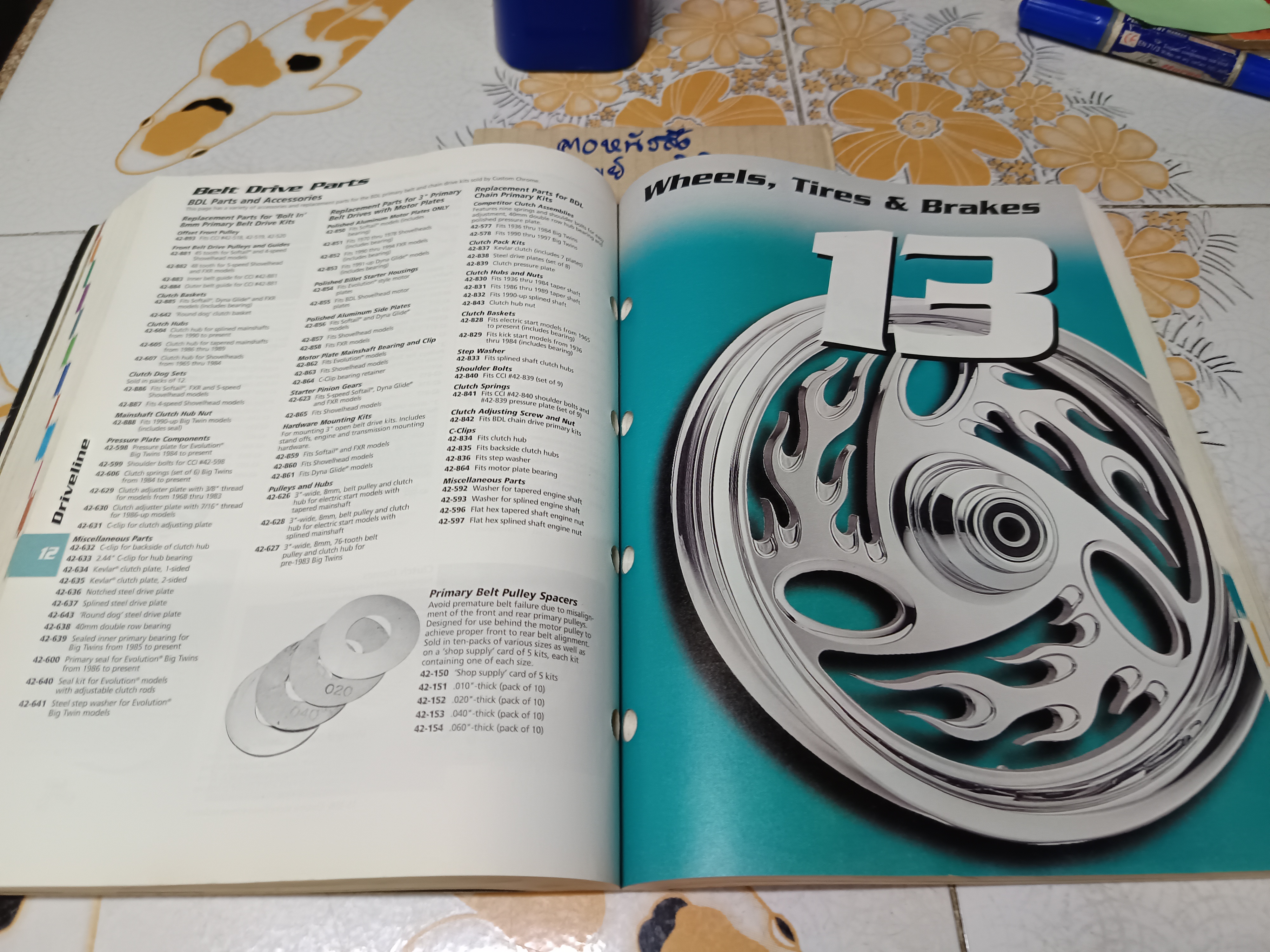 Custom Chrome 2001 World's Finest Products for Harley-Davidson.