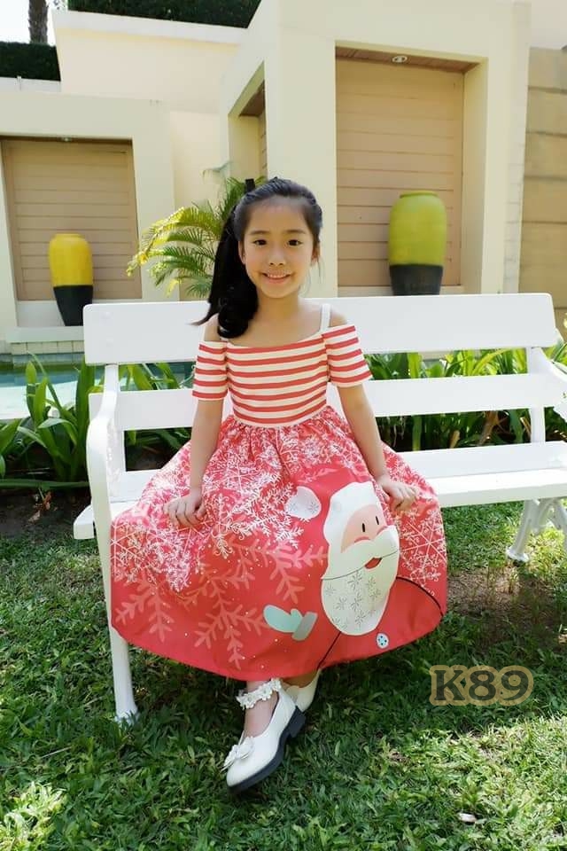 เดรสคริสต์มาส สำหรับเด็กอายุ 4 ถึง 15 ปี