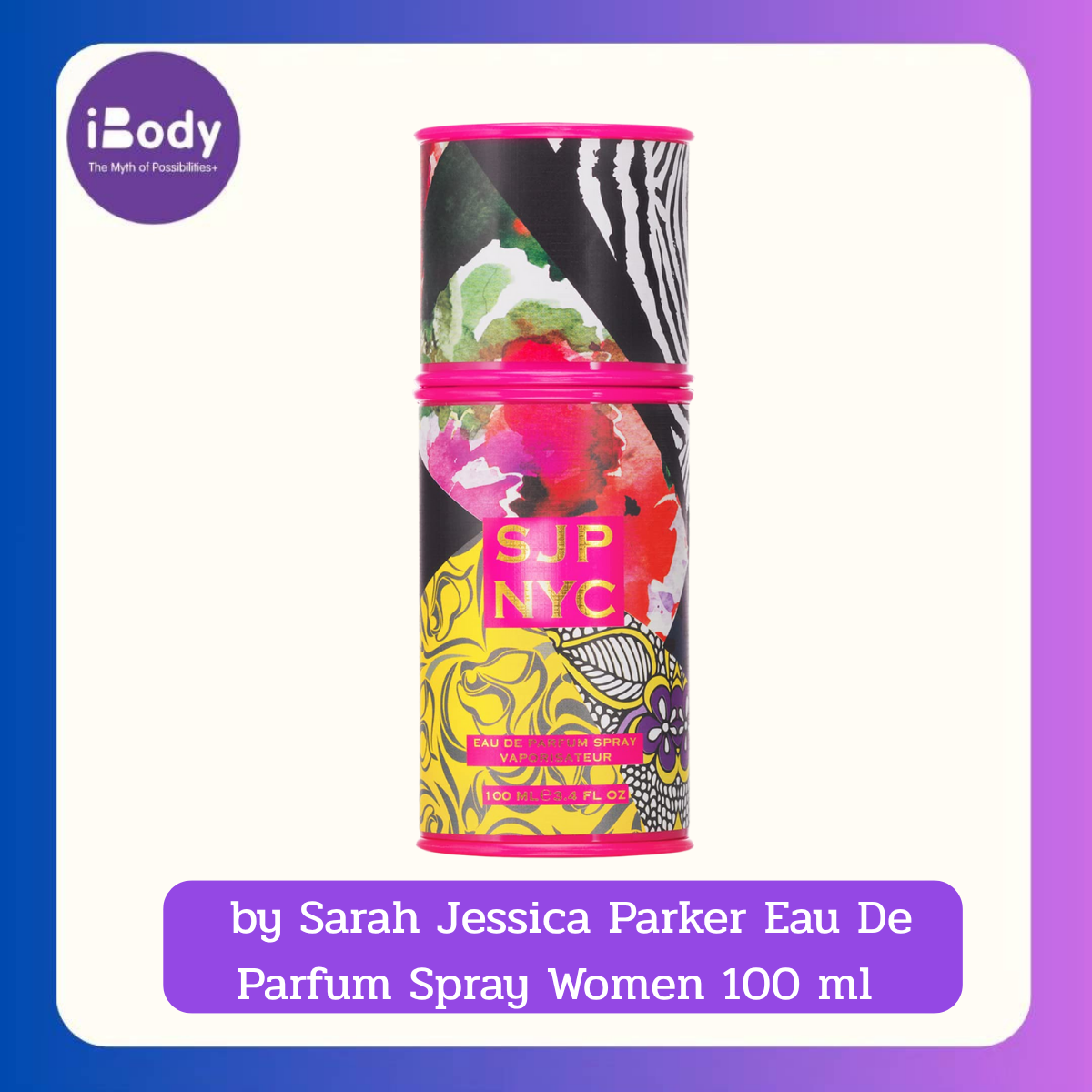SJP NYC by Sarah Jessica Parker Eau De Parfum Spray Women 100 ml น้ำหอมผู้หญิงกลิ่นหวานสดใส