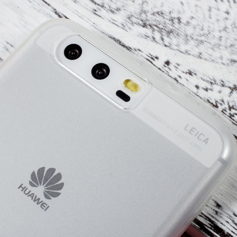 Case Huawei P10 Plus เคสฝาหลังผิวเคลือบด้านใน TPU แบบเคสใส