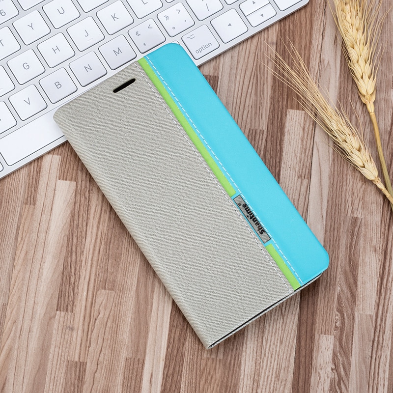 Case OPPO A9 (2020)/A5 (2020) #เคสฝาพับออกแบบสีทูโทนแยกแถบสีชัดเจน มีช่องใส่บัตร พับตั้งได้