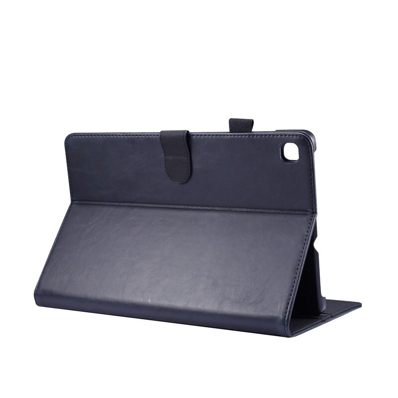 เคส Samsung Galaxy Tab S6 Lite 10.4 SM-P610 SM-P615 SM-P617 #เคสฝาพับหนัง PU ผิวหนังม้า Crazy Horse Texture PU Leather Wallet