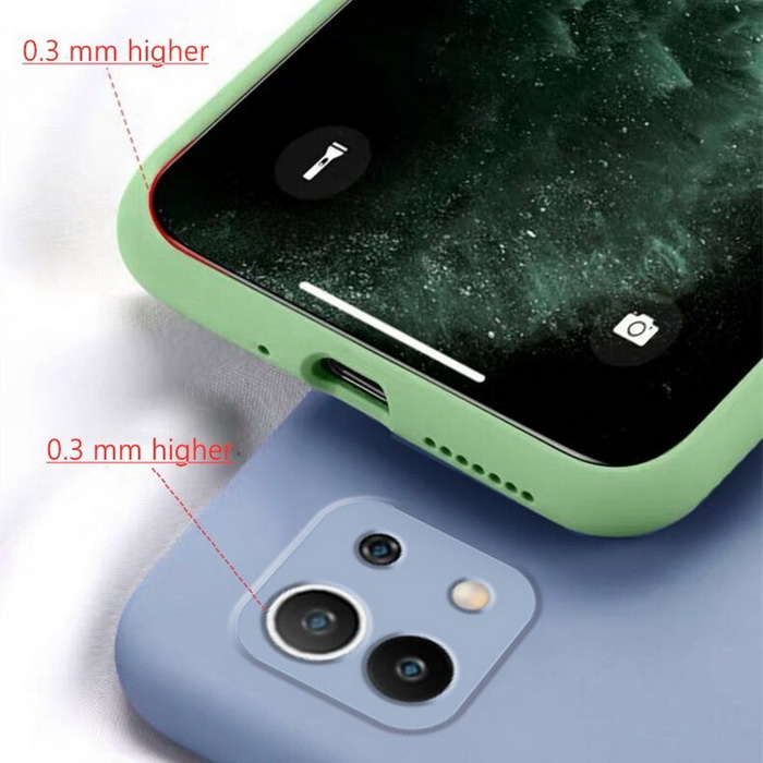 เคส Xiaomi Mi 11 #เคสฝาหลังซิลิโคนนิ่ม Liquid Silicone Back Case