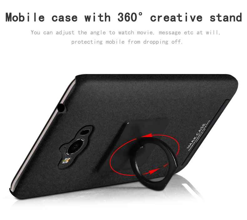 Case Asus Zenfone Max ZC550KL #เคสฝาหลังแข็ง IMAK มีแหวนสวมนิ้ว
