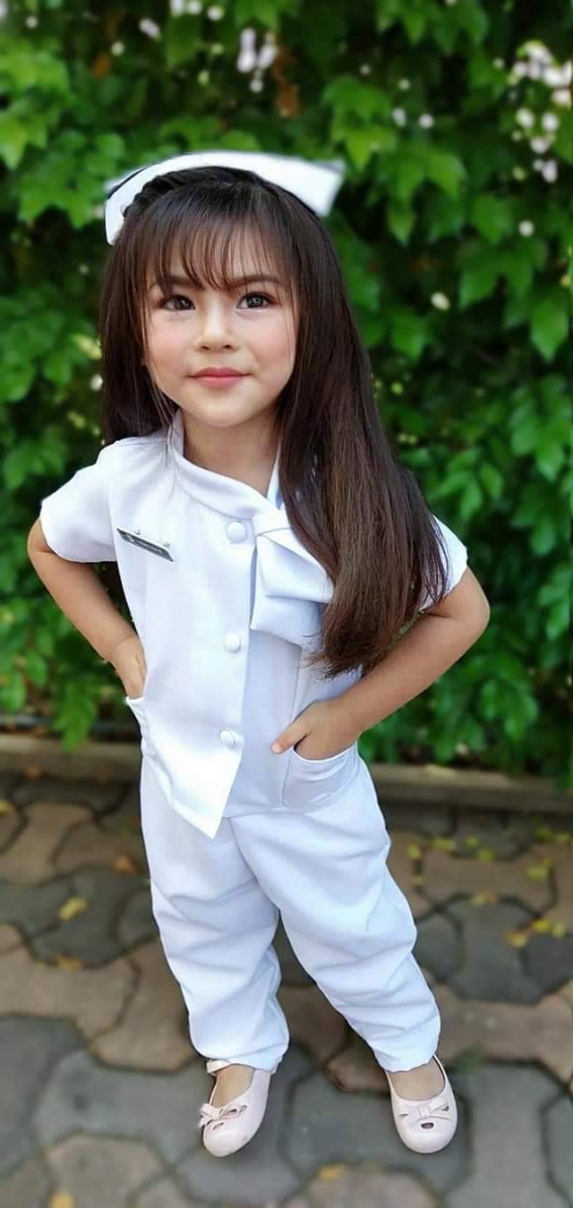 ชุดพยาบาลเด็ก แบบกางเกง