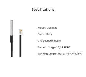 DS18B20-RJ11 เซนเซอร์ Sonoff