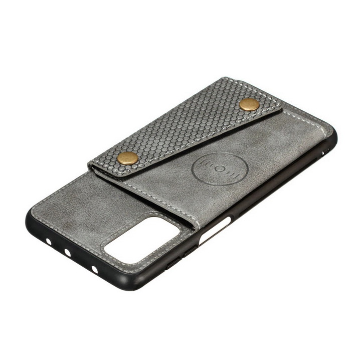 เคส Xiaomi Mi 10T Pro #เคสแบบฝาหลัง TPU เคลือบหนัง PU มีที่เก็บบัตร PU Leather Coated TPU Card Holder Magnetic Kickstand