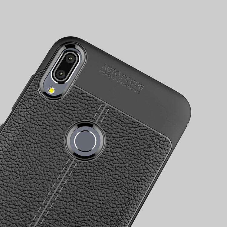 Case Asus Zenfone Max Pro (M1) #เคสฝาหลัง TPU ผิวลิ้นจี่ช่วยป้องกันลายนิ้วมือและกันลื่นได้ดี