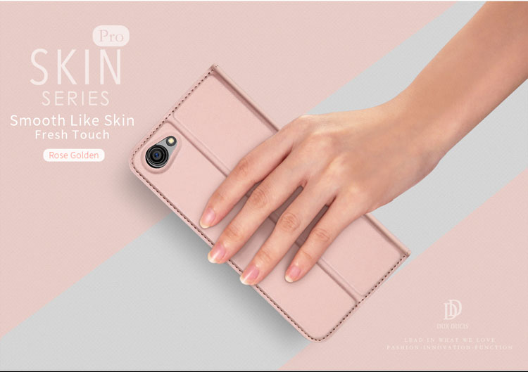 Case OPPO F5 เคสฝาพับ DUX DUCIS Skin Pro Series เคสคุณภาพดีราคาเบาๆสบายกระเป๋า