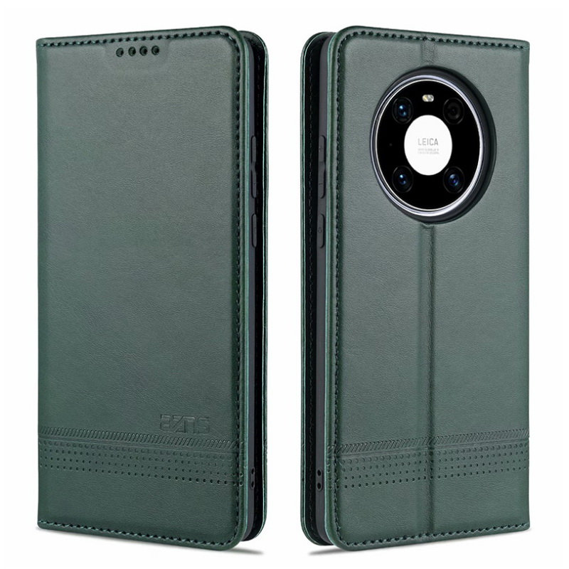 เคส Huawei Mate 40 Pro #เคสฝาพับ AZNS สไตล์ Retro หนัง PU มีช่องเสียบการ์ด