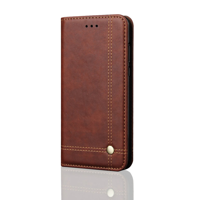เคส Samsung Galaxy S21+ #เคสฝาพับหนัง PU Crazy Horse Texture Retro Leather Auto-absorbed Wallet คุณภาพดี