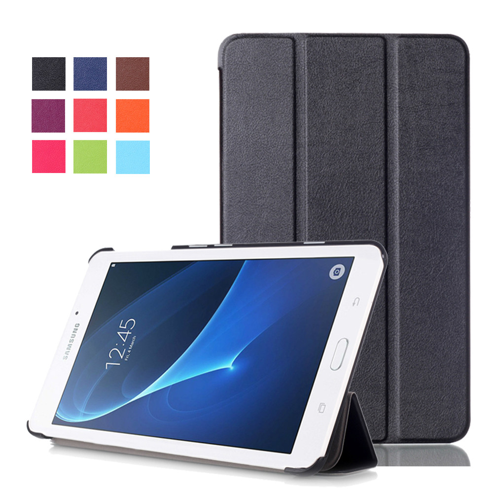 Case Samsung Galaxy Tab A 8.0นิ้ว T350 T355 / P350 P355 #เคสแท็บเล็ตแบบ 3 พับ Tri-fold ผิวลิ้นจี่