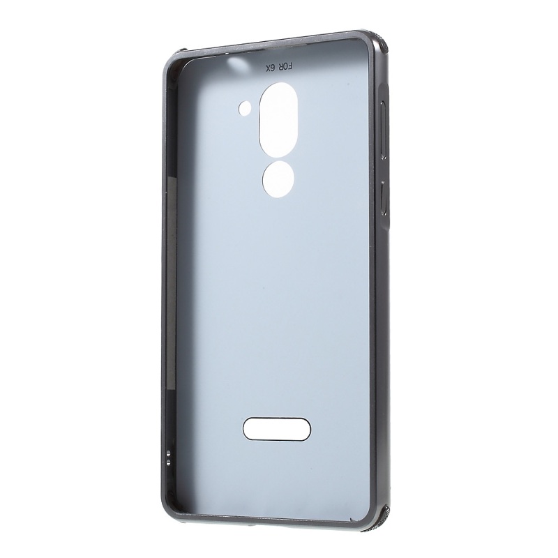 Case Huawei GR5 (2017) #เคสฝาหลังพลาสติกแข็งเลื่อนสไลด์ขอบโลหะชุบ