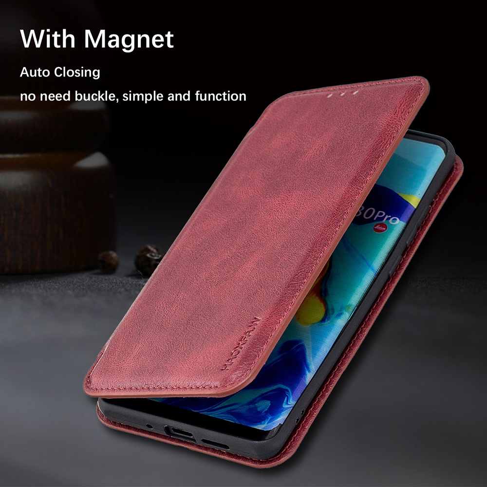 Case Huawei P30 Pro #เคสฝาพับแบบกระเป๋าสตางค์หนัง PU มีที่เก็บบัตรถอดออกได้