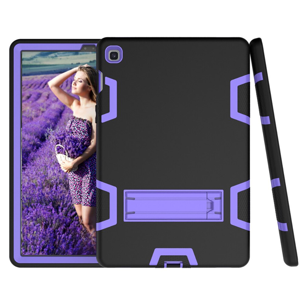 Case Samsung Galaxy Tab S5e SM-T720 #เคสฝาหลังกันกระแทก Kickstand PC Silicone Armour Defender