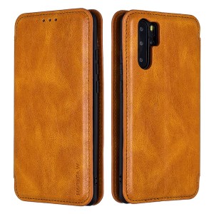 Case Huawei P30 Pro #เคสฝาพับแบบกระเป๋าสตางค์หนัง PU มีที่เก็บบัตรถอดออกได้