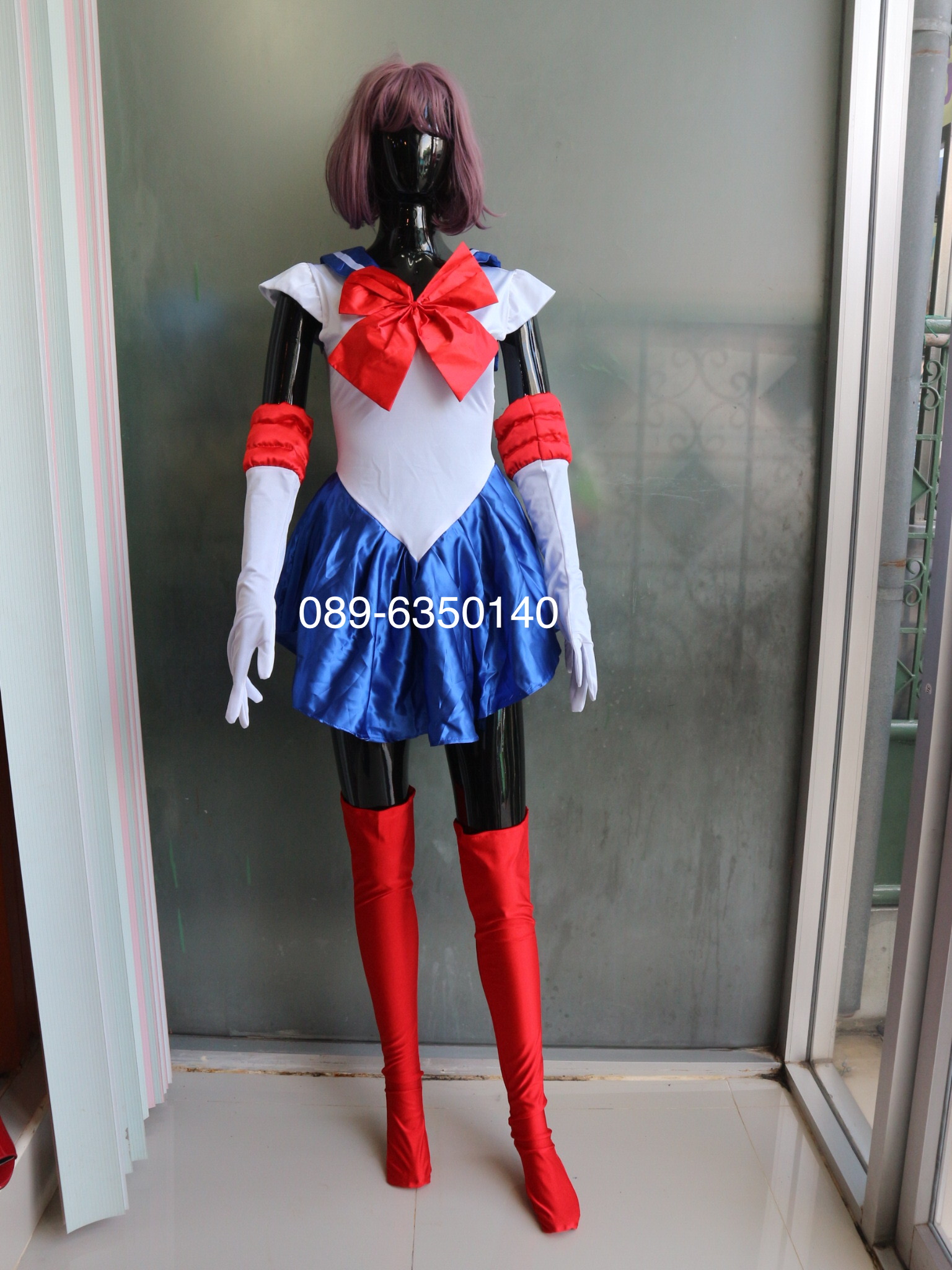 ให้เช่าชุดเซเลอร์มูนSailor Moon พร้อมถุงเท้ายาว