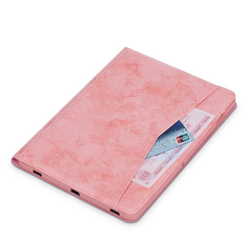 Case SamsungGalaxy Tab S7 FE 12.4"(T730,T736) #เคสฝาพับหนัง PU ลายผิวผ้ามีช่องใส่ปากกา with Pencil Holder Stand Business Card Slot Cover สำเนา