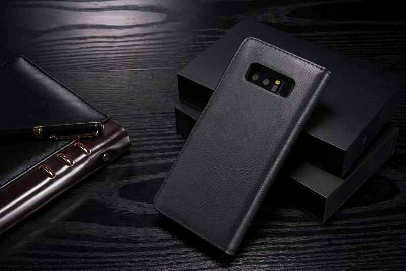 เคส Samsung Galaxy Note 8 SM-N950 #เคสฝาพับสไตล์กระเป๋าสตางค์แบบแยกส่วน DG.MING Detachable 2-in-1 Wallet Split Leather