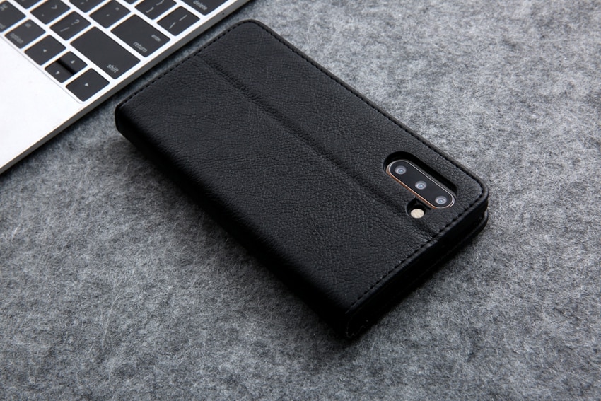 Case Samsung Galaxy Note 10 #เคสฝาพับ CMAI2 PU Leather Card คุณภาพดีราคาเบาๆสบายกระเป๋า