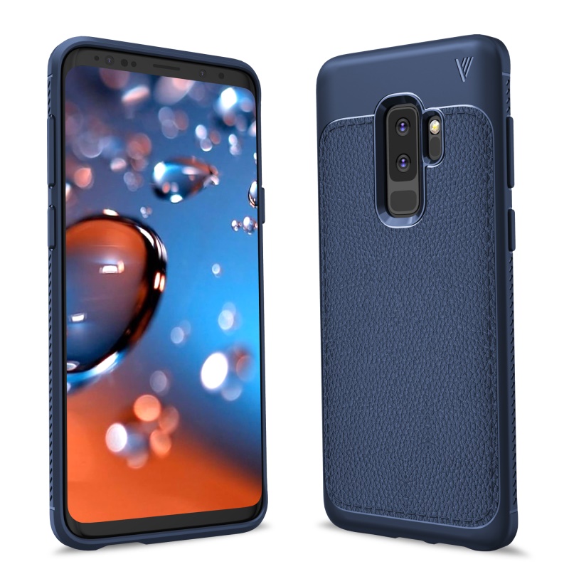 Case Samsung Galaxy S9+ G965 IVSO Gentry Series #เคสฝาหลัง TPU เคลือบหนัง PU คุณภาพดี