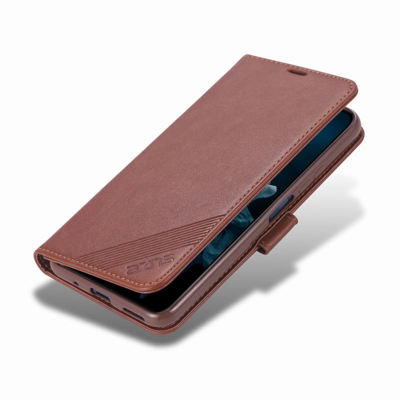 Case Huawei Nova 5T #เคสฝาพับหนัง PU มีช่องใส่บัตร AZNS Wallet Leather Stand Phone Cover