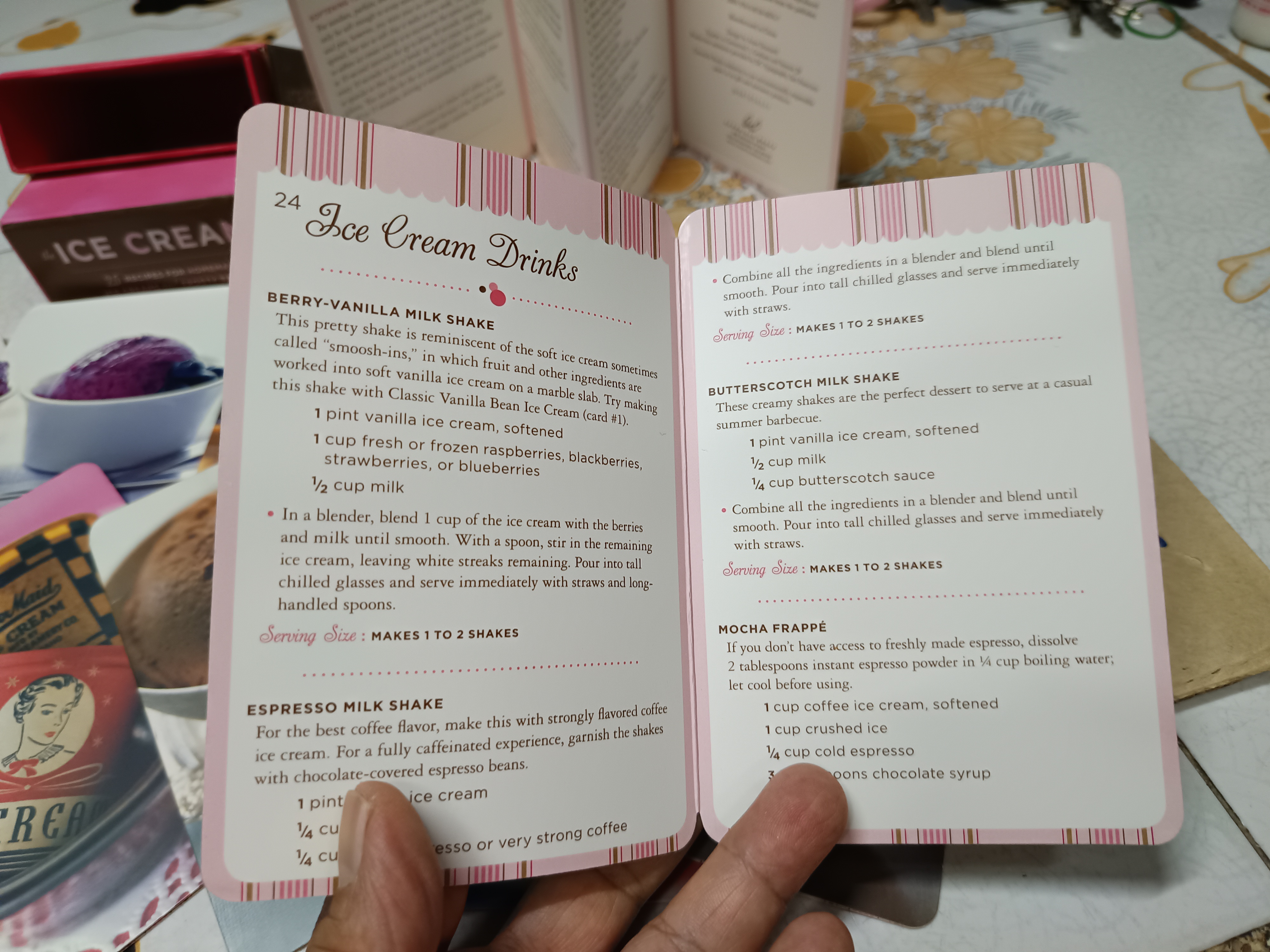 The Ice Cream Deck : 25 Recipes for Homemade **สินค้าหมด**