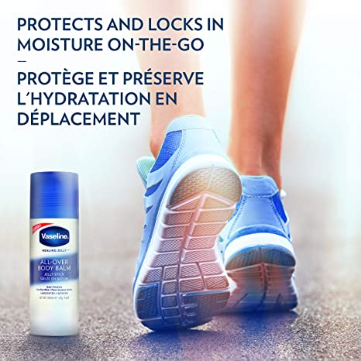 Vaseline® Heals Dry Skin Body Balm Jelly Stick 40g วาสลีน บอดี้บาล์มสติ๊ก สำหรับผิวแห้ง