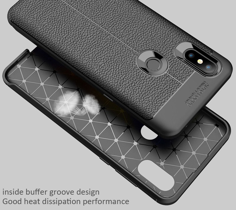 Case Xiaomi Mi Mix 3 #เคสฝาหลัง TPU ผิวลิ้นจี่ช่วยป้องกันลายนิ้วมือและกันลื่นได้ดี
