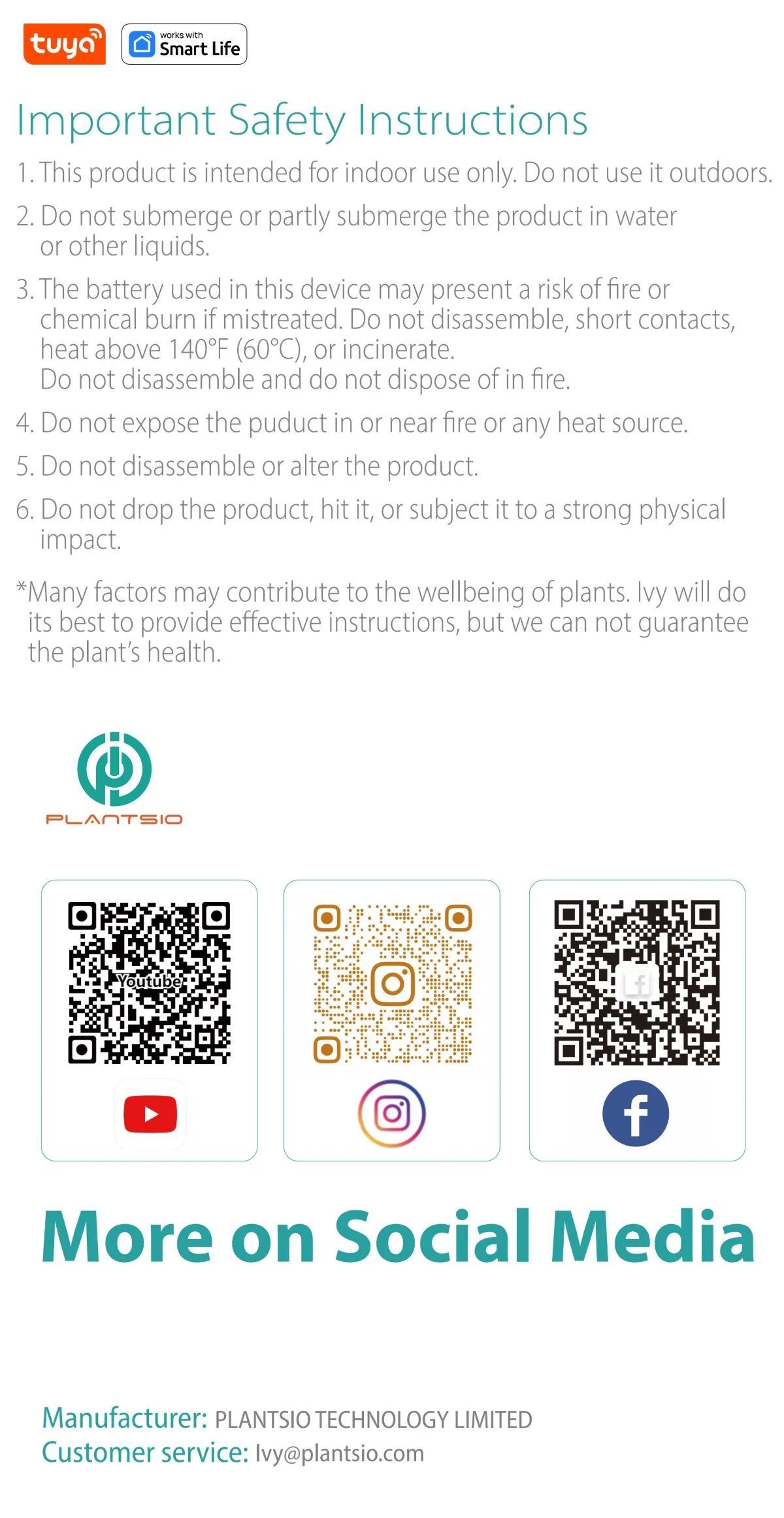 หุ่นยนต์พืชไอวี่ Smart planter Endless Ivy