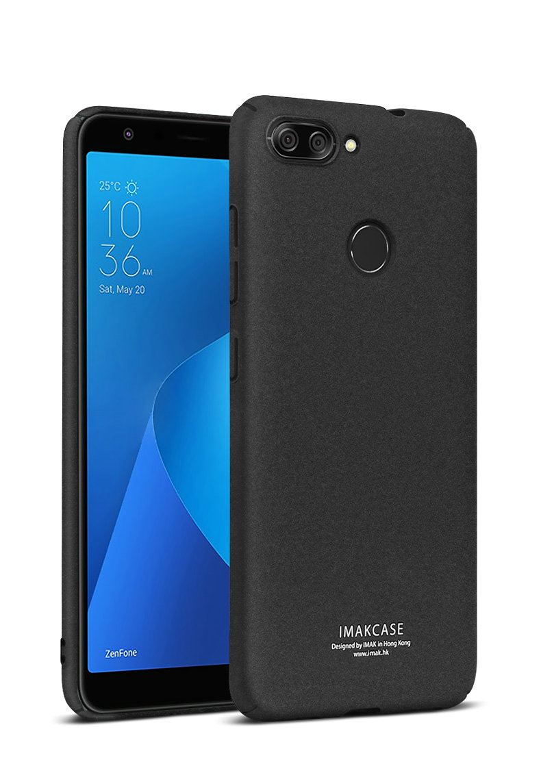 Case Asus ZenFone Max Plus (M1) ZB570TL #เคสฝาหลัง IMAK Cowboy พร้อมขาตั้งแหวน + ฟิล์มกันรอยหน้าจอ