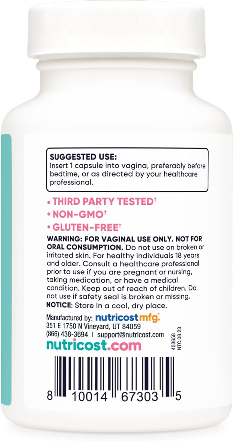 ntricost® Boric Acid 600 mg Vaginal Suppository ยาเหน็บช่องคลอด กรดบอริก ปรับสมดุลกรด-ด่าง