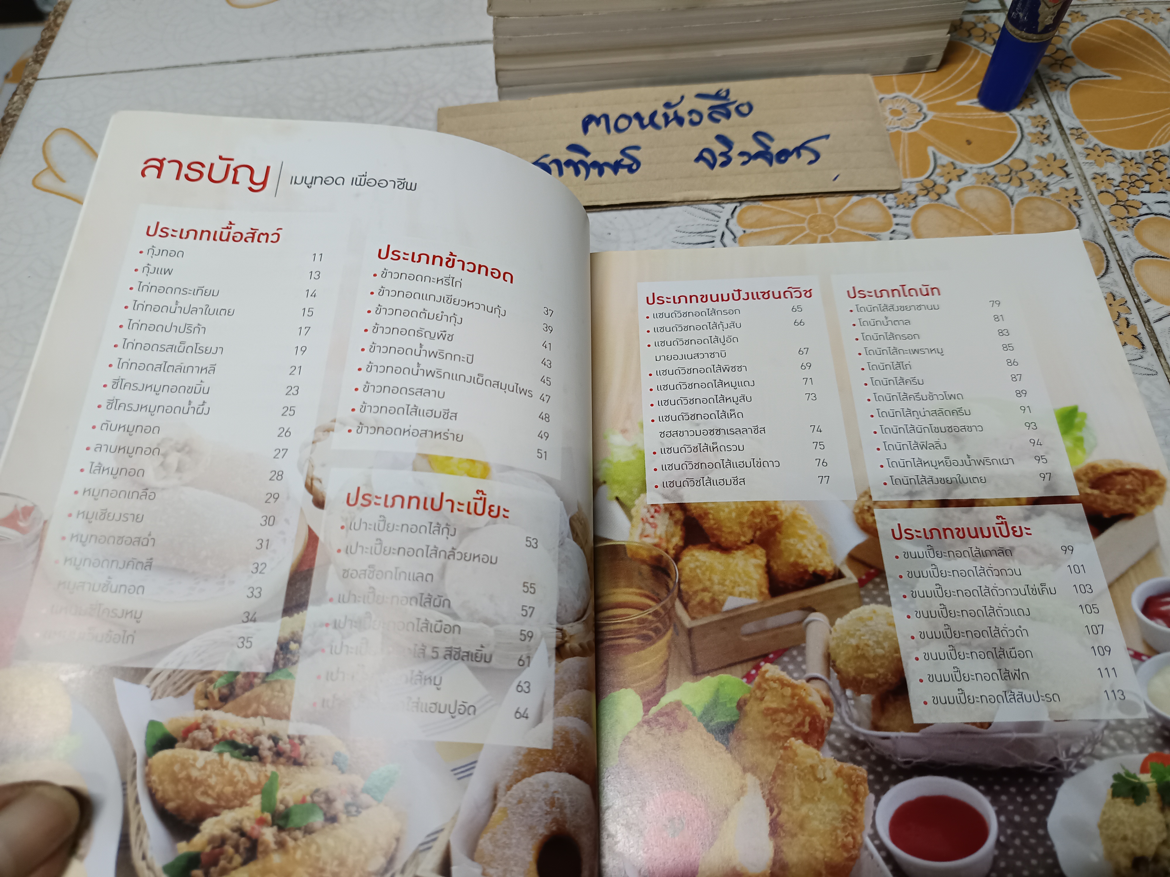 เมนูทอด เพื่ออาชีพ/ หนังสือสอนทำอาหาร สนพ.แม่บ้าน